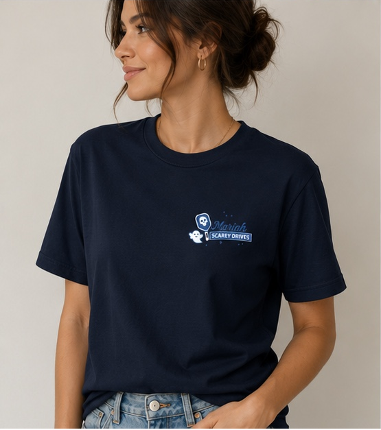 Mariah Scarey Drives Cotton T-Shirt