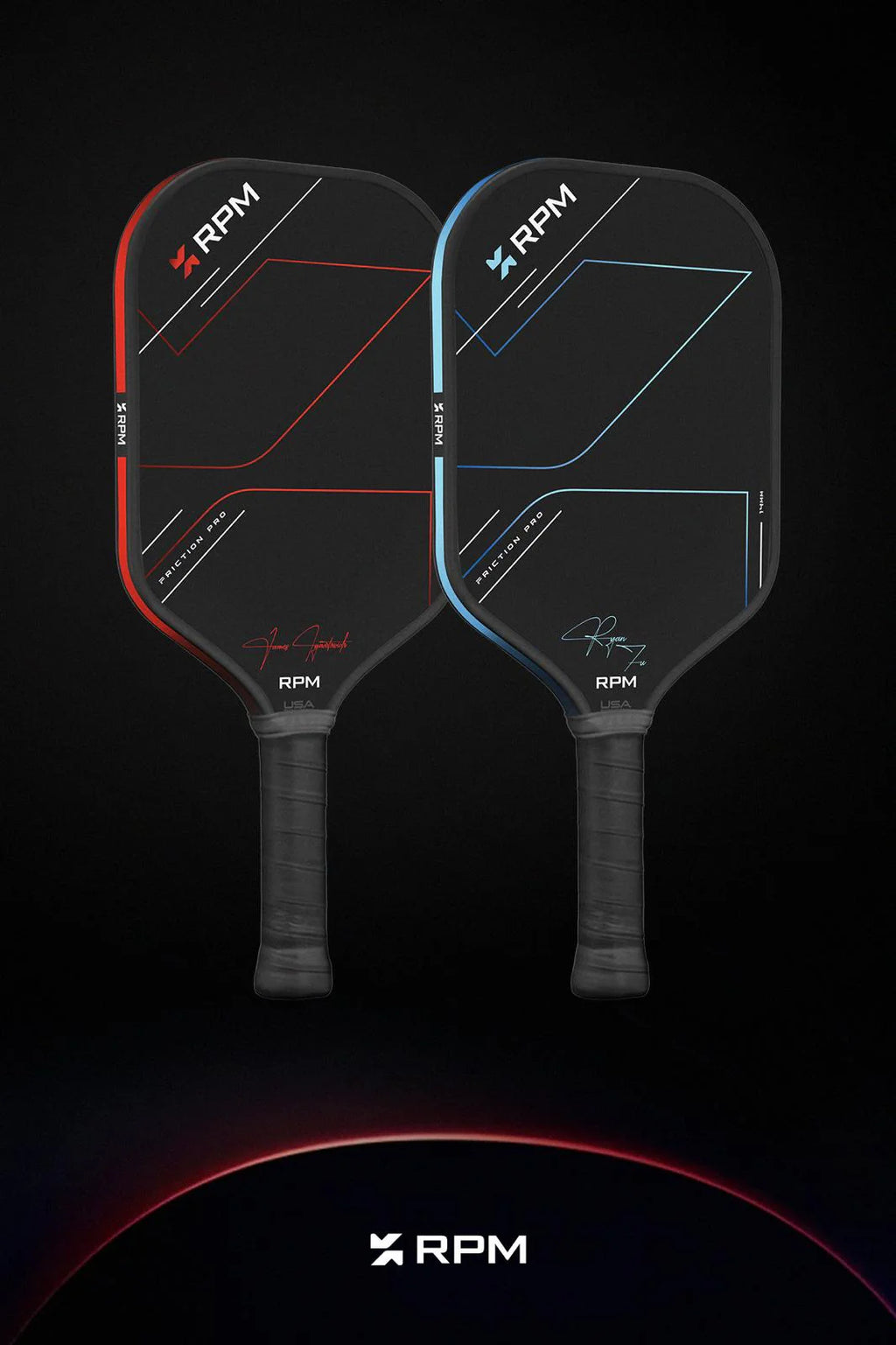 RPM Friction Pro v2 14mm & 16mm Pickleball Paddle