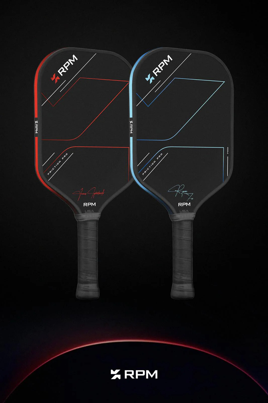 RPM Friction Pro v2 14mm & 16mm Pickleball Paddle